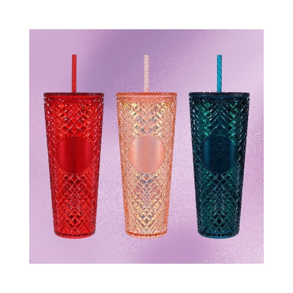 Starbucks Red Jeweled Tumbler - Picture 4 of 4